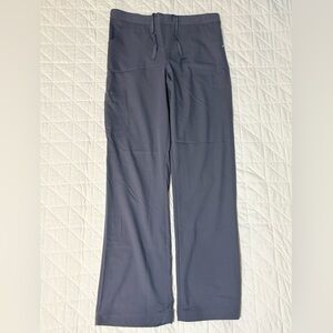 Urbane Ultimate Scrub Pants Grey Slate Tall XS TXS Drawstring Soft Rayon Stretch
